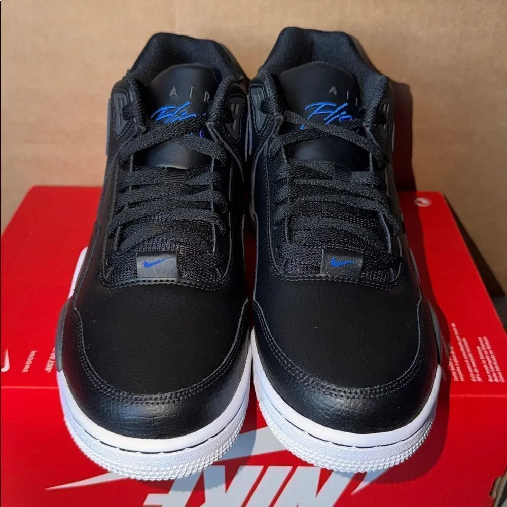 Nike Flight Legacy Black Hyper Blue BQ4212-003 Men’s Size 9.5